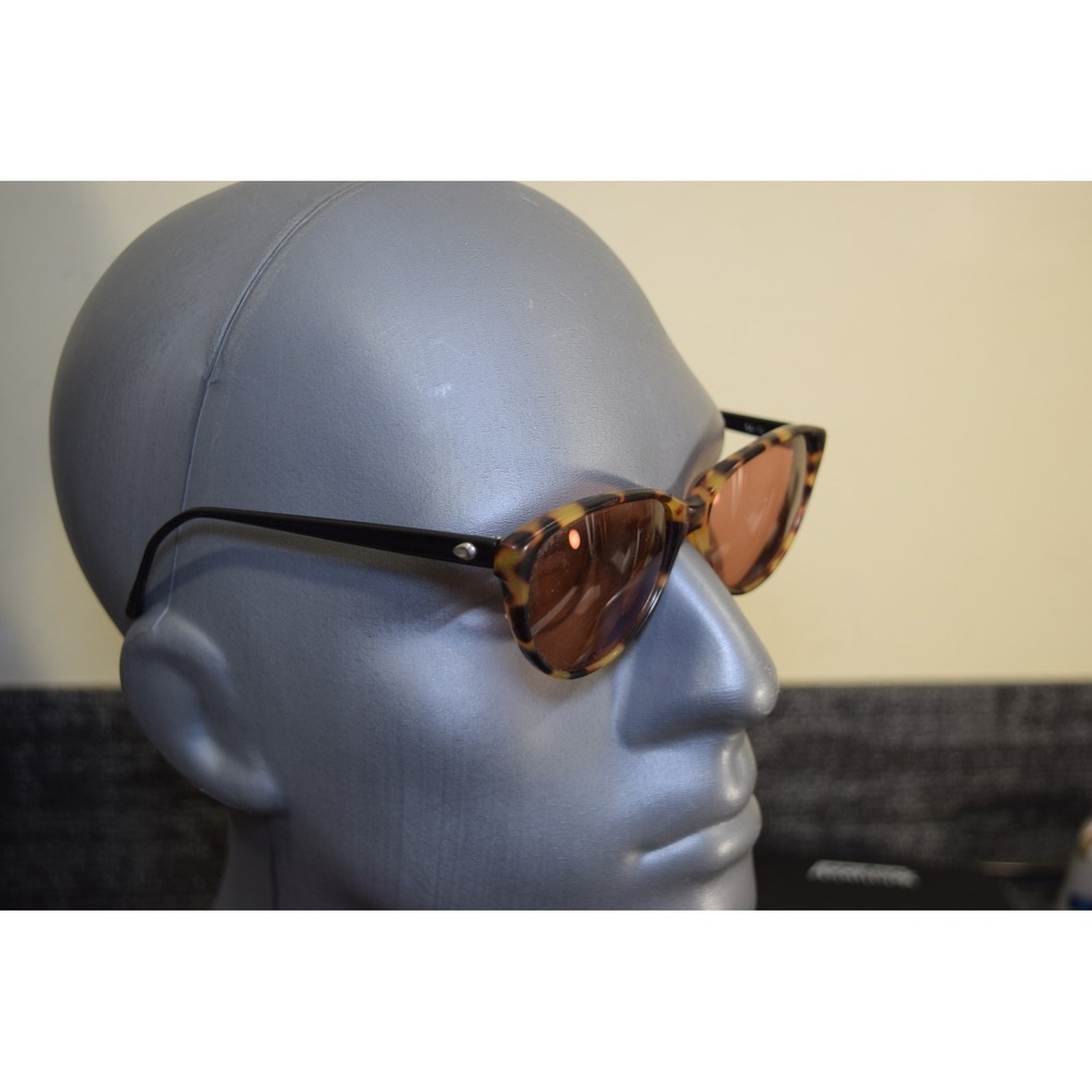 Vintage SABANA A25 548 Italy Made Tortoise Cat Eye Black Arms 54 14